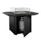 Highwood Usa Oasis Fire Pit Table Outdoor Furniture for Patio, Backyard, Garden AD-FIREPIT01-BKE - alternate 6